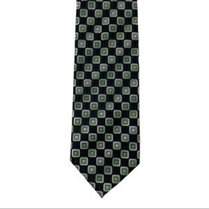 Bill Robinson Geometric Tie, Green
